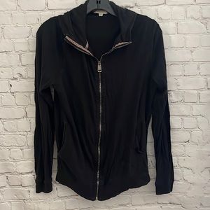 Burberry Black Women's Zip-Up Hoodie